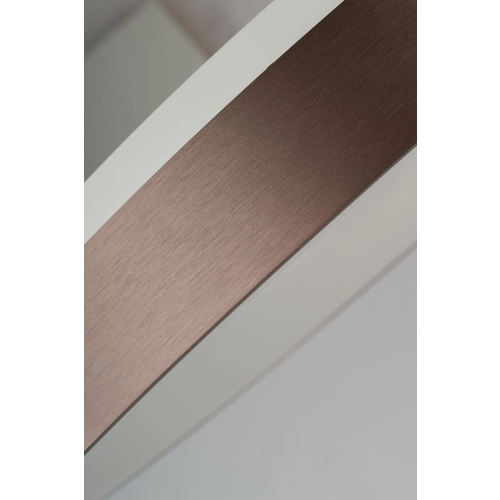 Plafon LED brązowo-biały metalowy 38cm AZ4986 z serii SANTANA - Azzardo