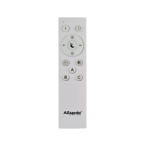 Plafon LED czarny okrągły 60cm AZ4991 z serii SANTANA TOP - Azzardo