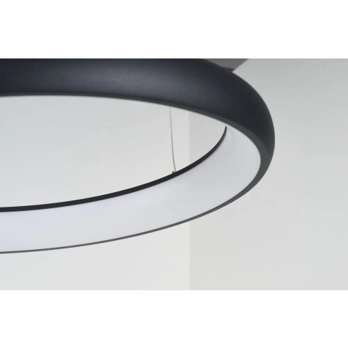 Lampa wisząca LED okrągła czarna 41cm AZ5060 z serii ANTONIO - Azzardo
