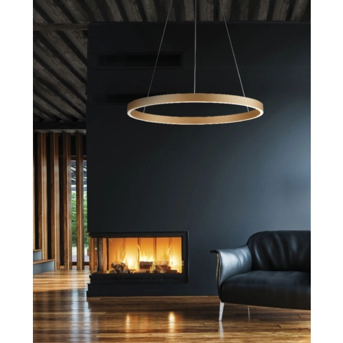 Lampa wisząca złota okrągła LED 60cm AZ5099 z serii ANDREA - Azzardo