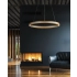 Lampa wisząca złota okrągła LED 60cm AZ5099 z serii ANDREA - Azzardo