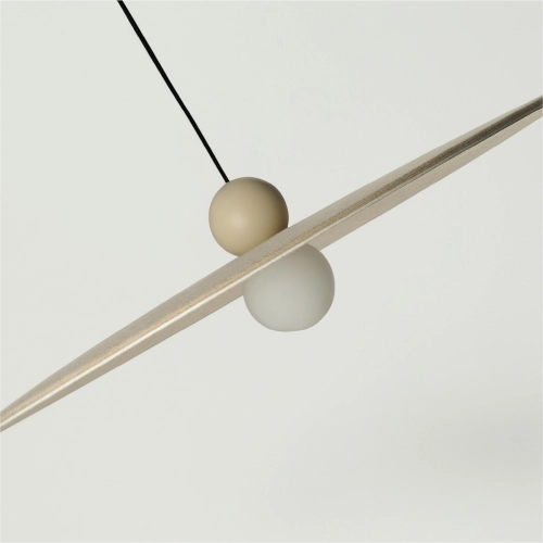 Lampa wisząca beżowa filcowa 60cm AZ5907 z serii FREYA - Azzardo