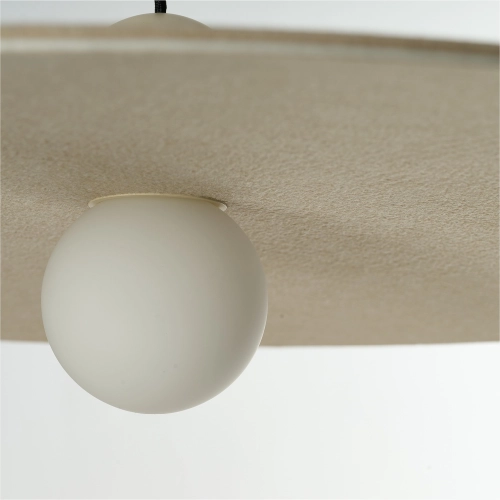 Lampa wisząca beżowa filcowa 60cm AZ5907 z serii FREYA - Azzardo