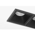 Lampa do wbudowania czarna metalowa prostokątna AZ5995 z serii OKOS 2 - Azzardo