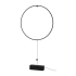 Lampa podłogowa metalowa czarno-biała 79cm AZ6205 z serii VANESSA - Azzardo