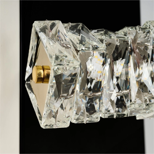 Lampa wisząca złota aluminiowa z kryształem AZ6479 z serii FLORENCE - Azzardo