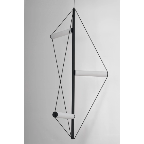 Lampa wisząca aluminiowa czarna 3-punktowa AZ6535 z serii ORION - Azzardo