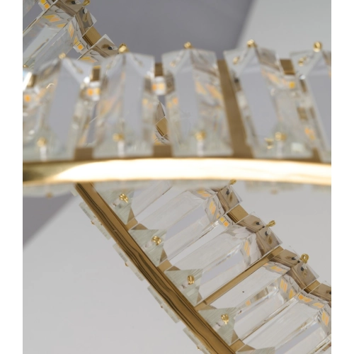 Lampa wisząca aluminiowa złota 120cm LED AZ6563 z serii SPARK WAVES - Azzardo