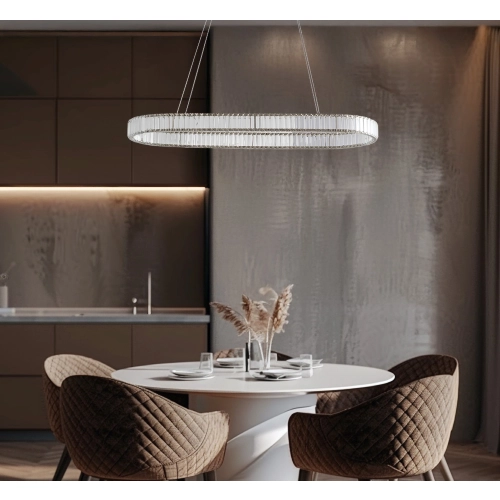 Lampa wisząca aluminiowa złota 120cm AZ6567 z serii SPARKING - Azzardo