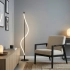 Lampa podłogowa aluminiowa czarna z tkaniną AZ6749 z serii IVY FLOOR - Azzardo