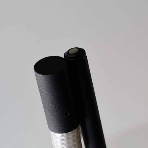 Lampa podłogowa aluminiowa czarna z tkaniną AZ6749 z serii IVY FLOOR - Azzardo