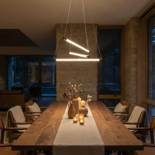 Lampa wisząca aluminiowa czarna 3-punktowa AZ6777 z serii PALOS - Azzardo