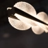 Lampa wisząca aluminiowa szampańska 120cm AZ6782 z serii POND - Azzardo