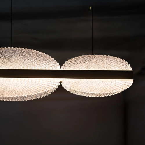 Lampa wisząca aluminiowa szampańska 120cm AZ6782 z serii POND - Azzardo