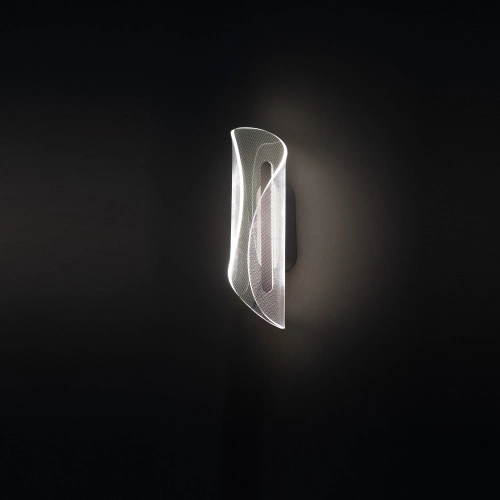 Kinkiet aluminiowy czarny LED 33cm AZ6795 z serii MANTA - Azzardo