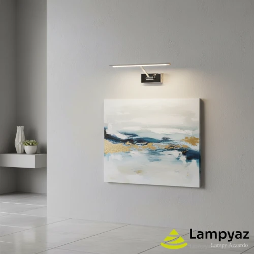 Kinkiet obrazowy metalowy chromowany 34cm AZ2641 z serii MONALISA - Azzardo
