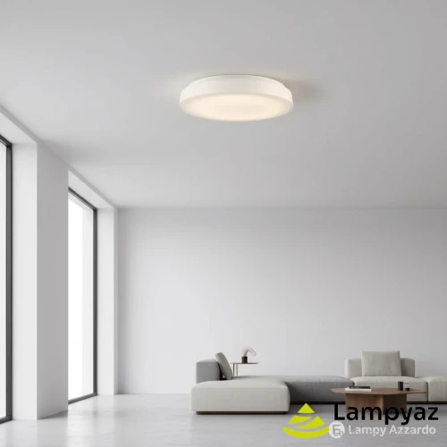 Plafon LED biały metalowy okrągły 41cm AZ2730 z serii CORTONA - Azzardo