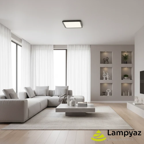 Oprawa wpuszczana łazienkowa kwadratowa czarna 15cm AZ2836 z serii SLIM - Azzardo