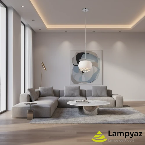 Lampa wisząca szklana biała z chromem AZ3080 z serii Quince - Azzardo