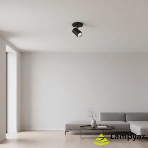Lampa sufitowa czarna metalowa IP44 AZ4136 z serii Noemie - Azzardo