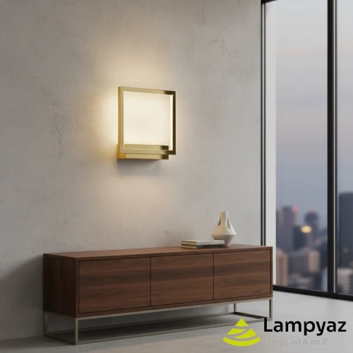 Kinkiet LED metalowy złoty 28cm AZ4321 z serii Opera - Azzardo