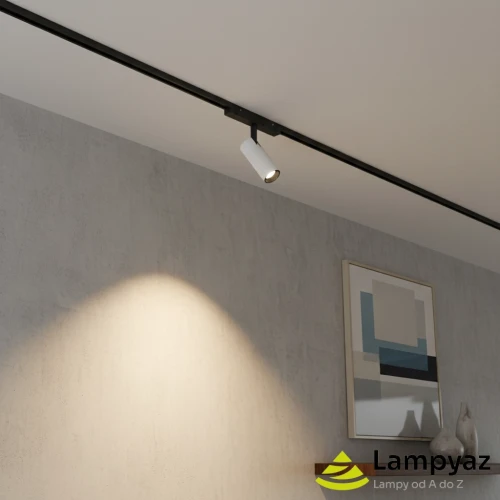 Reflektor magnetyczny LED biało-czarny 10cm 3000K AZ4580 z serii Niko - Azzardo