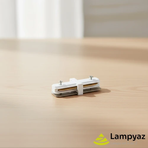 Łącznik prosty 1-fazowy biały metalowy AZ4736 z serii 1Line - Azzardo