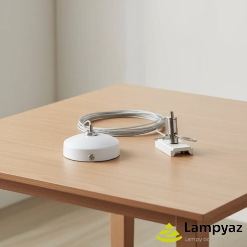 Zestaw montażowy do szynoprzewodu magnetycznego biały metalowy 150cm AZ4746 z serii Magnetic - Azzardo