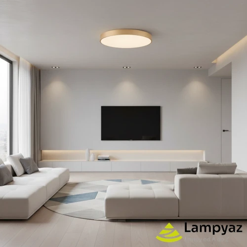 Lampa sufitowa złota okrągła LED 60cm AZ5083 z serii MARCELLO - Azzardo