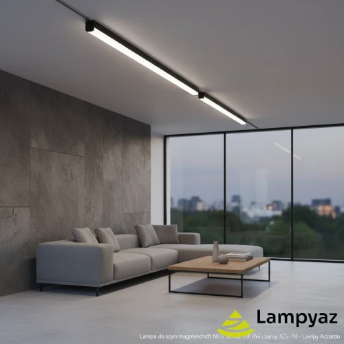 Reflektor do szyn magnetycznych czarny LED 29cm CCT AZ5118 z serii NEO - Azzardo