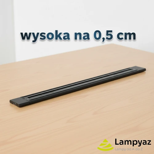 Szynoprzewód magnetyczny czarny metalowy 120cm AZ5131 z serii NEO - Azzardo