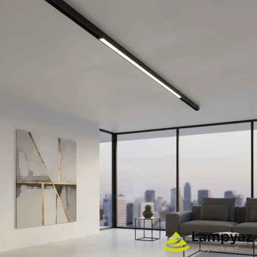 Lampa magnetyczna LED czarna 60cm CCT AZ5180 z serii BETA SAGA - Azzardo