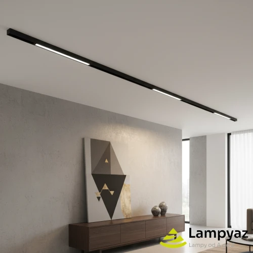 Reflektor szynowy magnetyczny czarny 41cm LED 3000K AZ5191 z serii SAGA - Azzardo