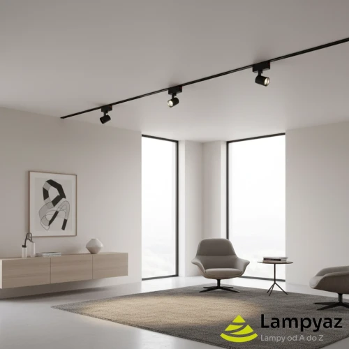 Reflektor na szynę magnetyczną czarny metalowy AZ5207 z serii BETA GARY - Azzardo