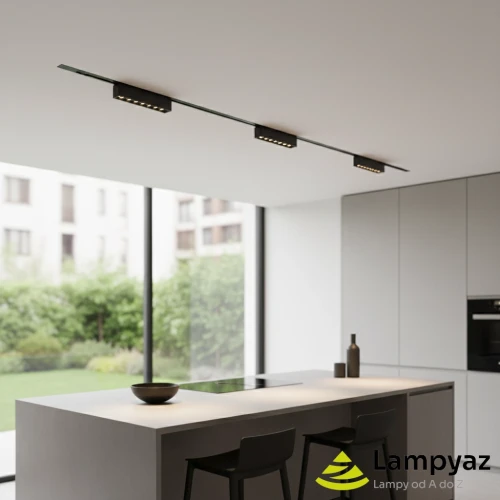 Reflektor magnetyczny LED czarny 33cm 18W 3000K AZ5293 z serii GAMMA KIRA - Azzardo