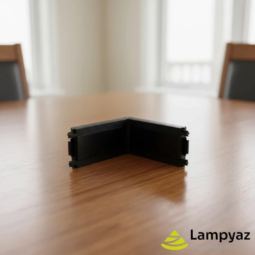 Łącznik narożny magnetyczny czarny 5,5cm AZ5322 z serii GAMMA - Azzardo