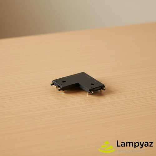 Łącznik narożny magnetyczny czarny 5,5cm AZ5324 z serii GAMMA - Azzardo