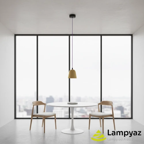 Lampa wisząca metalowa złota pojedyncza AZ5647 z serii CAPRI - Azzardo
