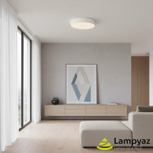 Lampa sufitowa LED biała okrągła 50cm AZ6299 z serii RANT - Azzardo