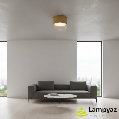 Lampa sufitowa punktowa złota aluminiowa LED AZ6549 z serii LIMAN - Azzardo