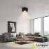 Lampa sufitowa czarna metalowa kwadratowa AZ4317 z serii Eco Alex - Azzardo