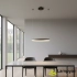 Lampa wisząca LED czarna metalowa okrągła 80cm AZ4960 z serii RING HALO - Azzardo