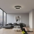 Plafon LED czarny okrągły 60cm z pilotem AZ5032 z serii MARCO TOP - Azzardo