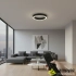 Lampa sufitowa LED czarna okrągła 80cm AZ5035 z serii MARCO TOP - Azzardo