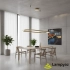 Lampa wisząca LED złota okrągła 150cm AZ5058 z serii ELENA - Azzardo