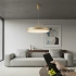 Lampa wisząca złota metalowa LED 60cm AZ5092 z serii MARCELLO - Azzardo
