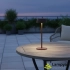 Lampa stołowa zewnętrzna metalowa złota 38cm AZ5336 z serii GILBERTO - Azzardo