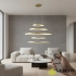 Lampa wisząca złota 5-okręgowa LED AZ5352 z serii RING HALO - Azzardo