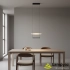 Lampa wisząca metalowa biało-czarna 40cm AZ5636 z serii PORTOFINO - Azzardo