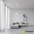 Lampa wisząca metalowa biała 15cm AZ5809 z serii CLARA - Azzardo